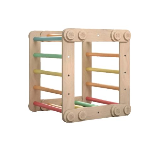 BusyKids Malá skladacia lezecká zostava dúhová